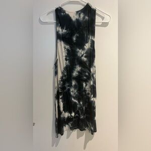 Women’s American Apparel Navy blue Tye-Dye A- Line shift dress size XS